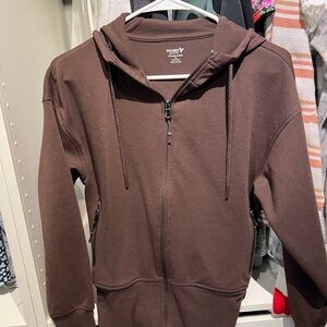 Old Navy Active Brown Fleece Hoodie